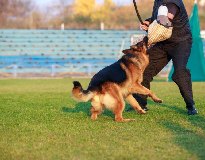 How do we train a professional police dog?